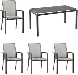 Siena Garden Velia Gartenmöbel-Set M (4 Plätze)