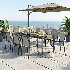 Siena Garden Velia Gartenmöbel-Set XL (8 Plätze) 