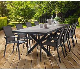 Siena Garden Velia Gartenmöbel-Set XL (8 Plätze) 