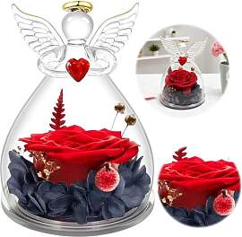 Sifxouped Ewige Rose Engel Geschenke für Mama,