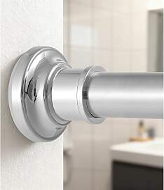 Silber Gardinenstange Ohne Bohren,Teleskopstange