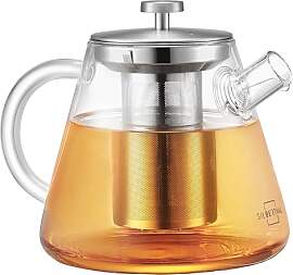 SILBERTHAL Teekanne Glas 1,5 Liter - mit