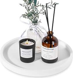 Silikon-Badezimmerablage Runde Ablage Dekorative