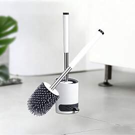 Silikon Klobürste mit Halter – Hygienischer