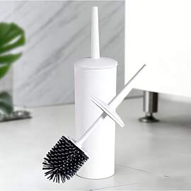 Silikon Klobürste mit Halter – Hygienischer