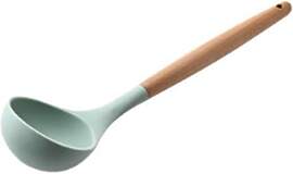 Silikon-Suppenkelle mit Holzgriff,