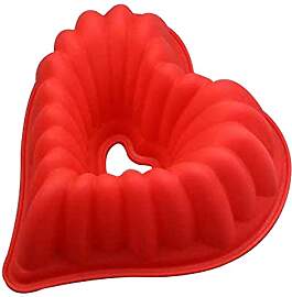 Silikonform 3D Herz, Herzförmige Backform,