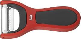 Silit 2in1 Sparschäler 14 cm, Gemüseschäler mit 
