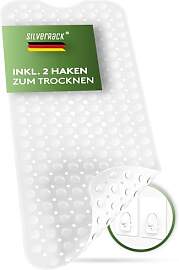 SilverRack Badewannenmatte 100x40 cm (Weiß) -