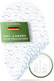 SilverRack Badewannenmatte 69x36 cm (Transparent