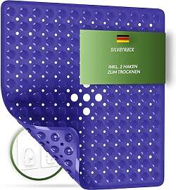 SilverRack Duschmatte rutschfest 53x53 cm (Lila) - 