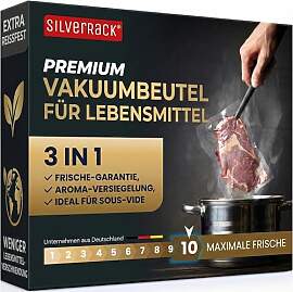 SilverRack Vakuumbeutel für Vakuumierer [50