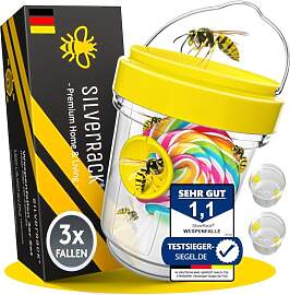 SilverRack Wespenfalle 3er Set - Wespenfalle für