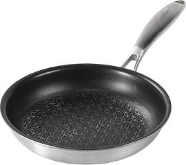 Silverstar Edelstahlpfanne 20 cm Wabenstruktur