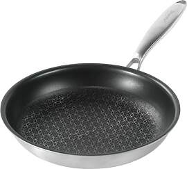 Silverstar Edelstahlpfanne 24 cm Wabenstruktur