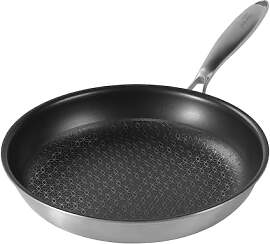 Silverstar Edelstahlpfanne 28 cm Wabenstruktur