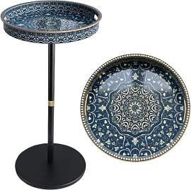 Simmer Stone Boho runder Beistelltisch mit