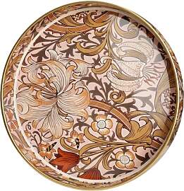 Simmer Stone Rundes dekoratives Tablett aus