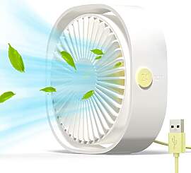 Simpeak USB Ventilator, Mini USB Tischventilator,