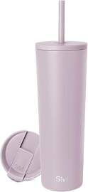 Simple Modern Thermobecher mit Strohhalm und