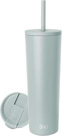 Simple Modern Thermobecher mit Strohhalm und