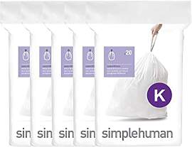 simplehuman Code K passgenaue Müllbeutel, 50%