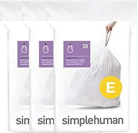 simplehuman CW0255 Code E passgenaue Müllbeutel,