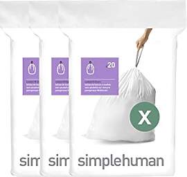 simplehuman CW0272 Code X passgenaue Müllbeutel,