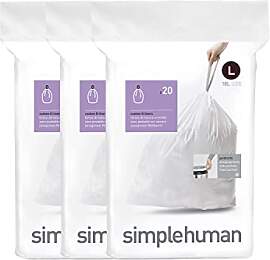 simplehuman CW0407 Code L passgenaue Müllbeutel,