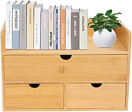 Sindipanda Büro Schreibtisch Organizer Bambus