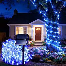 SIOOUI Solar Lichterkette Außen 12M, 100 LEDs