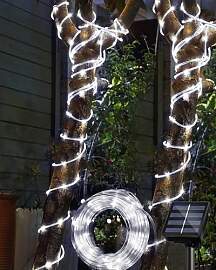 SIOOUI Solar Lichterkette Außen 12M, 100 LEDs