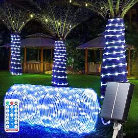 SIOOUI Solar Lichterkette Außen 22M, 200 LEDS
