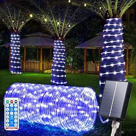 SIOOUI Solar Lichterkette Außen 22M, 200 LEDS