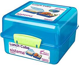 Sistema 2 Stück Lunchbox Cube To Go, 1,4 Liter,