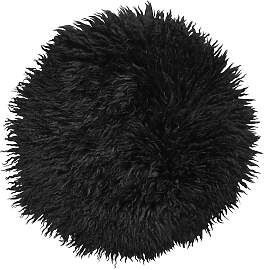Sitzauflage Schaffell langhaar Black