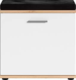 Sitzbank BYLIVING "Jakob", weiß (weiß, 