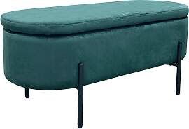 Sitzbank BYLIVING "NOVA", dunkelgrün,