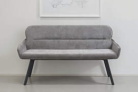 Sitzbank BYLIVING "Rico", dunkelgrau,