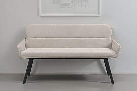 Sitzbank BYLIVING "Rico", hellgrau,