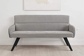 Sitzbank BYLIVING "Tino", hellgrau,