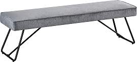 Sitzbank Cora 2 Schwarz/Dunkelgrau