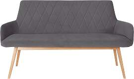 Sitzbank HOME AFFAIRE "Brest", grau