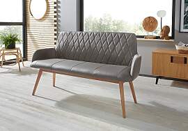 Sitzbank OTTO HOME "Brest", grau (grau,