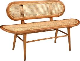 Sitzbank SIT, beige (natur, natur), B:141cm H:81cm 