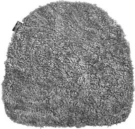 Sitzfell 38 x 40 cm Skandigrey