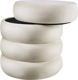 Sitzhocker Altu, gepolstert, Stauraum - Samtoptik