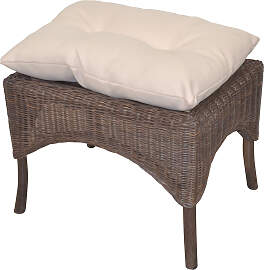 Sitzhocker, braun, B:53cm H:39cm T:40cm,