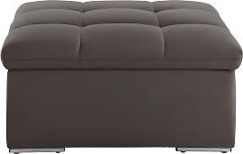 Sitzhocker DOMO COLLECTION "Lagoa", grau 