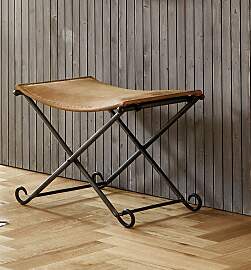 Sitzhocker HAKU, braun, B:48cm H:49cm T:50cm,